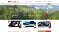 Desktop Screenshot of carmelcoaches.co.uk
